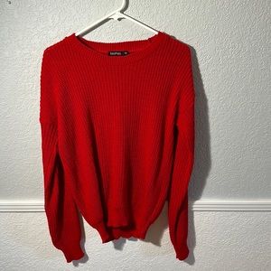 Boohoo slouchy style knit sweater